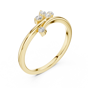 Simply Me Jewels 14K Femmes Bague de Fiançailles Bijoux de Proposition Romantique - Product Image 5