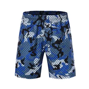 Custom Men's Fashion Shorts Unique Design Blank Pattern Sublimation Mesh Men's Sports & Beach Short