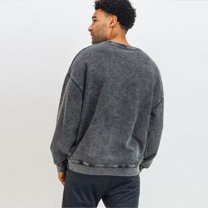 ผู้จัดจำหน่ายเสื้อสเวตเชิ้ตลำลองแบบหนา เสื้อพูลโอเวอร์สำหรับฤดูหนาว ปักลายตามสั่ง ผ้าเฟรนช์เทอร์รี่เนื้อหนา ซักแล้ว ไม่หดตัว - Product Image 3