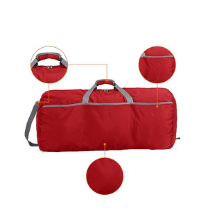 Fait sur mesure grande capacité Fitness voyage sac de sport robuste imperméable Polyester sac de sport fermeture éclair grande taille sport sac polochon - Product Image 3
