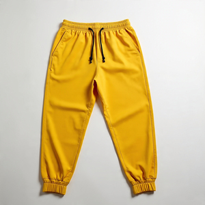 2025 pantalones ligeros de lana de poliéster de cintura alta para hombre, ropa de calle para correr, pijama de Fitness - Product Image 2