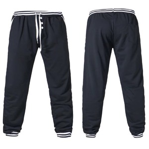 Nouvel arrivage de pantalons décontractés droits pour hommes en toile respirante taille élastique vente en gros meilleure vente de haute qualité - Product Image 3