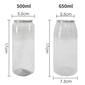 Boîte en plastique PET de qualité supérieure de 650 ml avec couvercle facile à ouvrir, fabricant vietnamien Tinh Dieu, fournisseur en gros pour les boissons, jus, thé - Product Image 3
