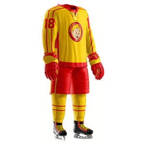 Ensemble de maillots de hockey sur glace personnalisés 2025 avec impression numérique par sublimation, nom d'équipe personnalisé, unisexe, adulte, polyester de haute qualité, équipe sportive - Product Image 4