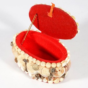 Top Choice regalos recuerdos mini joyería baratija caja océano mar Concha cubiertas cajas para pendientes - Product Image 3