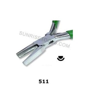 Alicates que forman la herramienta de joyería de media punta redonda hueca de alta calidad precio más bajo uso para hacer herramienta profesional al por mayor - Product Image 1