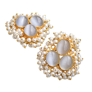 Aros de Latón Chapados en Oro al por Mayor, Joyería Auténtica con Piedras Preciosas, Acabado de Latón Antiguo, Sin Níquel, Duraderos, Lotes de Moda al por Mayor - Product Image 2