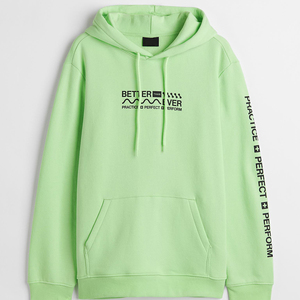 Sudaderas con capucha unisex 100% algodón, cuello redondo, sudaderas lisas sin estampado, sudaderas con capucha extragrandes para hombre - Product Image 3