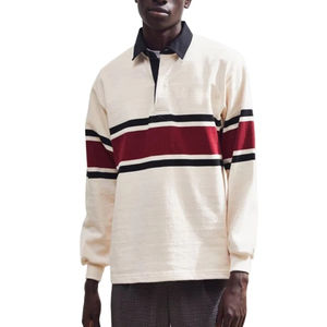 Polo de Manga Larga con Botones, Diseño de Bordado Personalizado de Alta Calidad, Camiseta de Polo de Golf, Diseño de Camisetas de Polo para Hombre - Product Image 1