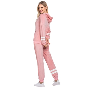 Survêtement à manches longues pour femmes/Survêtement confortable de couleur unie pour femmes, vêtements d'extérieur à fermeture éclair, fabricant OEM - Product Image 5