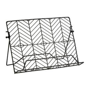 Modern Design Wrought Iron Metal <b>Book</b> Stand Holder Racks Black Color <b>for</b> Home Office Living Room Decoration <b>Book</b> Stand - Product Image 6