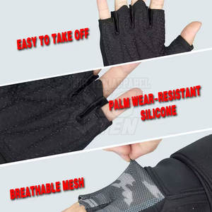 Guantes de Entrenamiento de Gimnasio de Nivel Premium, Adecuados para Entrenamientos de Fitness, Entrenamiento de Fuerza y Ejercicio - Product Image 5