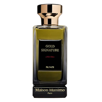 Maison Massimo France 100ml Gold Signature Luxury Parfum Unisexe Extrait de Parfum Liquide Parfum Longue Durée