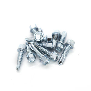 Vis autoforeuses à tête hexagonale PDC en acier au carbone galvanisé/zinc/phosphate, métriques/pouces, classe 8, fixations de toiture, OEM personnalisé - Product Image 3