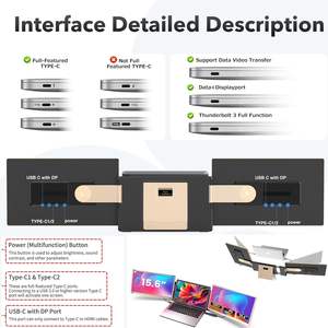 Écran d'extension d'ordinateur <span class=keywords><strong>portable</strong></span> attachable 15,6 pouces, triple écran pour ordinateurs portables de 13 à 17,3 pouces, rotation, écran d'extension détachable, plug and play - Product Image 6