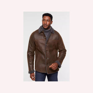 Motorcycle Leather Jacket Men Waterproof Windproof - Product Image 4