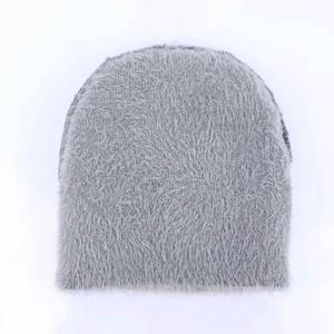 Gorro liso Unisex con logotipo de punto de diseño personalizado, gorro cálido para esquí, gorro de punto de invierno, gorros de Mohair a precio barato, gorros - Product Image 3