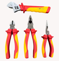 Kit de 25 outils électriques, boîte à outils, ensemble d'outils isolés VDE 1000v pour électriciens, 6 tournevis, 7 clés