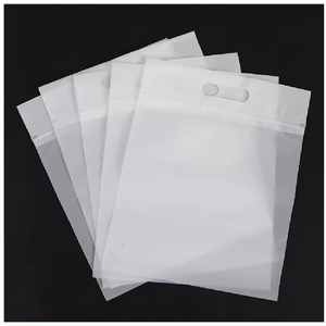 Custom Logo Printing Custom Logo Plastic Zipper Ziplock <b>Bag</b> With Handle Plastic Zipper <b>Zip</b> Lock Poly Frosted Logo <b>Bags</b> - Product Image 6