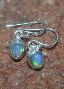 925 argent Sterling à la mode plaqué or boucles d'oreilles goutte opale pierres précieuses bijoux faits à la main femmes parfait fête cadeau femme - Product Image 6