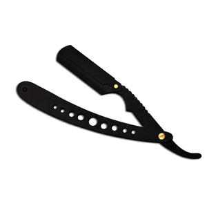 Nuevo diseño ergonómico de acero inoxidable, maquinilla de afeitar profesional plegable de borde recto, afeitadora Manual Shaivite con una sola hoja - Product Image 2