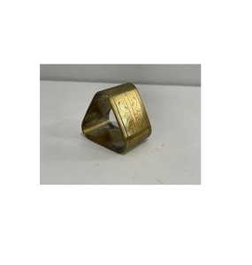 Accesorios dorados para servilletas, las mejores decoraciones de boda, anillos para servilletas de escritorio, de latón dorado para uso en granja - Product Image 4
