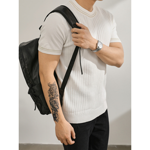 Nouveau T-shirt d'été pour homme en coton 100% de haute qualité 2025, imprimé sur mesure, design imprimé, décontracté, manches courtes, col rond, anti-boulochage - Product Image 4