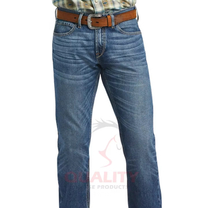 Pantalones de Montar a Caballo para Hombre, Modernos, Suaves y Cómodos, de Tela Elástica/Poliéster, Impermeables, de Secado Rápido, para Entrenamiento y Competición - Product Image 1