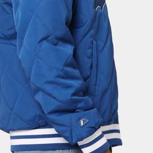 Service OEM Veste de baseball en satin brodée personnalisée pour hommes Veste universitaire Veste de baseball en satin pour hommes - Product Image 6