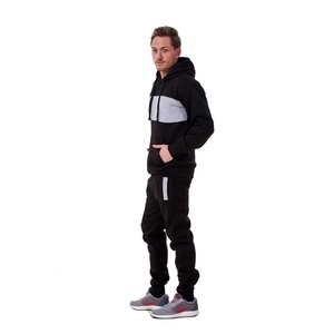 Unisexe Slim Fit 2-Piece Set Heavyweight Cotton Pullover Hoodie Streetwear Jogging Sweatsuit pour les hommes-Vente en gros pas cher - Product Image 4