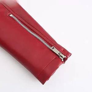 Ropa de invierno, la mejor tela, chaqueta de cuero para mujer, resistente al viento, peso ligero, nuevo aspecto moderno, chaqueta de cuero genuino con tarifa al por mayor - Product Image 4