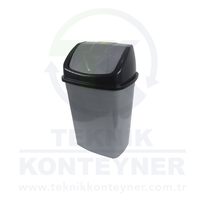 Cubo de Basura de Plástico de Alta Calidad, Tipo Inducción, Ecológico y de Lujo, Marca Klink, Fabricante Turco, 5 Litros, para Oficina, en Oferta