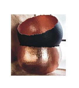 Bol à dessert en chocolat martelé en cuivre, ensemble de deux tailles différentes, bol de service pour la nourriture pour les fêtes et les événements - Product Image 5