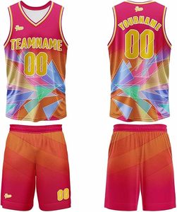 Camiseta de Baloncesto Sublimada Personalizada Laya, Cuello en V, Sin Mangas, Malla Transpirable, Unisex, para Adultos, con Nombre y Número del Equipo - Product Image 5