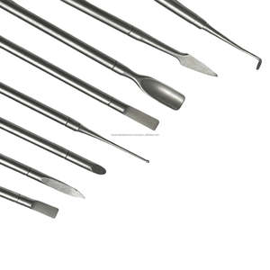 Empujador de Cutículas de Acero Inoxidable de Doble Punta Reutilizable para Manicura Profesional en Salón - Product Image 2