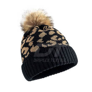 Servicio de OEM Sombreros de gorro personalizados de moda El mejor material hecho Sombreros de gorro de alta calidad Gorros de jacquard Sombrero - Product Image 2