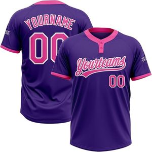 Vente en gros uniforme de baseball T-shirts taille américaine vierge avec logo brodé nom vêtements de baseball maillot de baseball personnalisé par sublimation pour hommes - Product Image 1