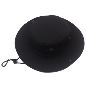 Chapeau de pêcheur coréen simple mode pour femmes hommes réversible coton uni Portable crème solaire chapeau de soleil seau chapeaux - Product Image 3