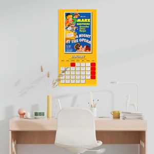 Calendrier promotionnel Cinéma Classique 2025 avec affiches de films pour les cinémas et les passionnés de cinéma - Product Image 2