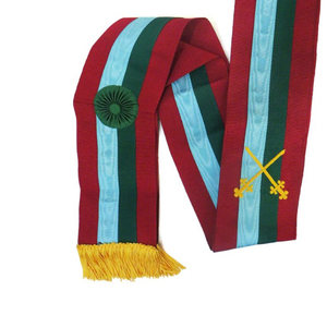 Nueva llegada 2025 Consejo de caballeros Grand Sash bordado personalizado Masonic Regalia Sash para la venta - Product Image 2