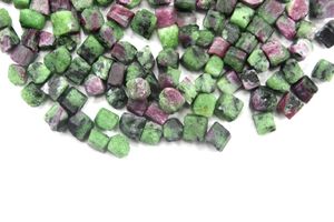 50 Uds rubí Natural zoisita piedras preciosas en bruto 2-4 MM piedras preciosas sueltas de anyolita sin pulir para la fabricación de joyas de alta calidad - Product Image 4