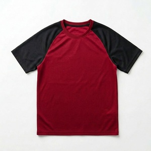 American Style Two-Tone <b>Raglan</b> Short Sleeve T Shirt <b>Top</b> Gym/Sport Everyday Comfortable soft T Shirt For Exercise regimen - Product Image 1