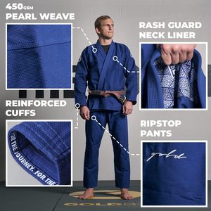 Alta calidad personalizado IBJJF aprobado profesional peso ligero Judo Gi Kimono Jiu Jitsu brasileño Jiu Jitsu artes marciales - Product Image 2