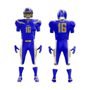 Uniforme de football américain personnalisé, nouveau design, équipes, uniformes de football américain, respirant, fabriqué au Pakistan - Product Image 2