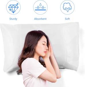 ปลอกหมอนแบบใช้แล้วทิ้ง100ชิ้นปลอกหมอนผ้านอนวูฟเวนสีขาวผ้านุ่มระบายอากาศได้ดีเหมาะสำหรับหมอนส่วนใหญ่ - Product Image 5