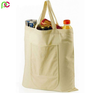 Bolsas de compras de lona de algodón de alta calidad con mango largo, logotipo personalizable al por mayor para promociones, precio bajo - Product Image 5