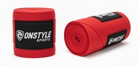 Bandages de boxe imprimables personnalisables en coton écoresponsable extensible pour le soutien des poignets MMA Muay Thai Kickboxing Gym SPORTS