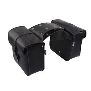 Material de cuero Buen diseño Bolsas de sillín Alta calidad Nueva llegada Bolsas de sillín de color sólido - Product Image 1