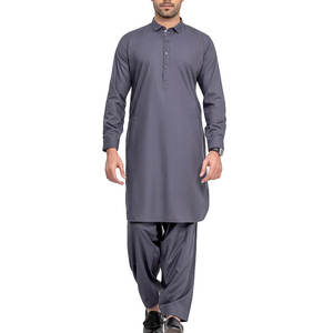 Shalwar Kameez pour hommes fabriqués en usine dernière conception vêtements d'été en coton respirant et abordable - Product Image 1