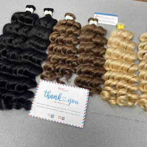 Nouvel article! Extensions de cheveux en vrac belles de haute qualité vague profonde beaucoup de couleurs en stock prêt à expédier - Product Image 6